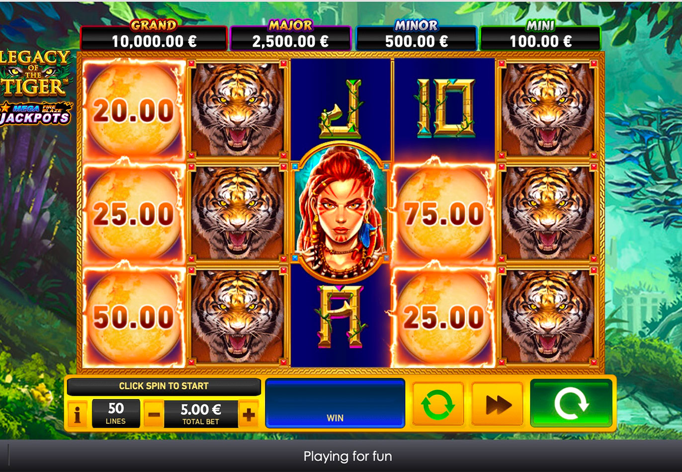 Mega Fire Blaze Jackpots: Legacy of the Tiger Slot